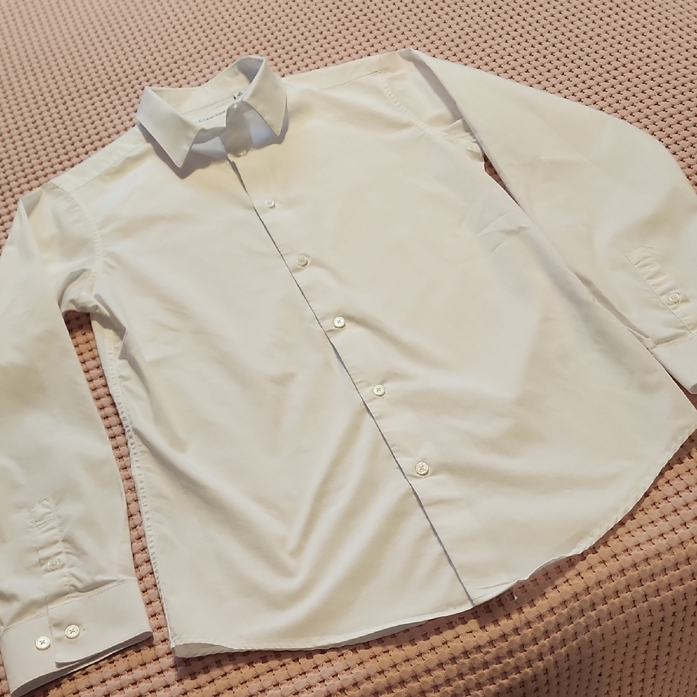 Classic White Kid's Dress Shirt